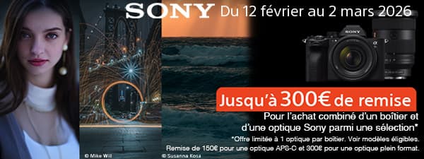 Sony Offre Boîtier & Optique